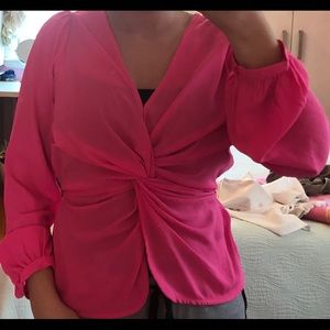 Hot Pink Blouse
